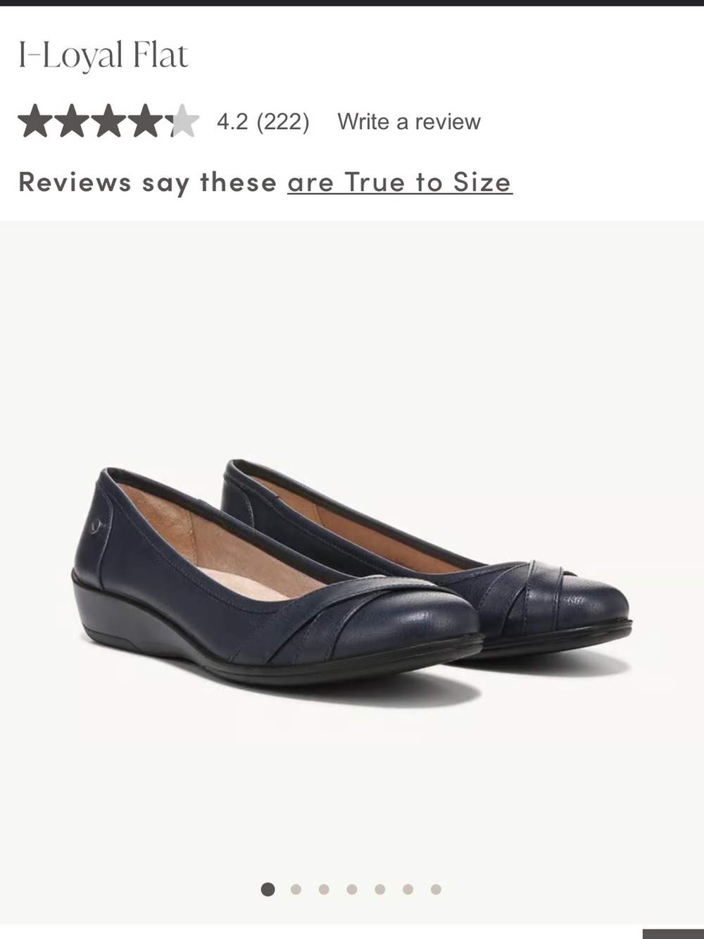 New Life Stride I-Loyal Slip-On Wedge Ballet Flats